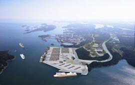 Vision for Norvik Port, July 2011 © Stockholms Hamnar
