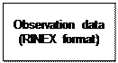 Pole tekstowe: Observation data (RINEX format)