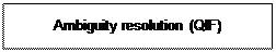 Pole tekstowe: Ambiguity resolution (QIF)